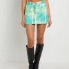 Best Sale FLEUR BY BLANCA STUDIO Clara Mini Skirt In Green