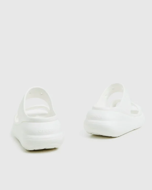 New CROCS Classic Crush Sandals White