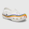 Shop CROCS Classic Rainbow Dye Clogs
