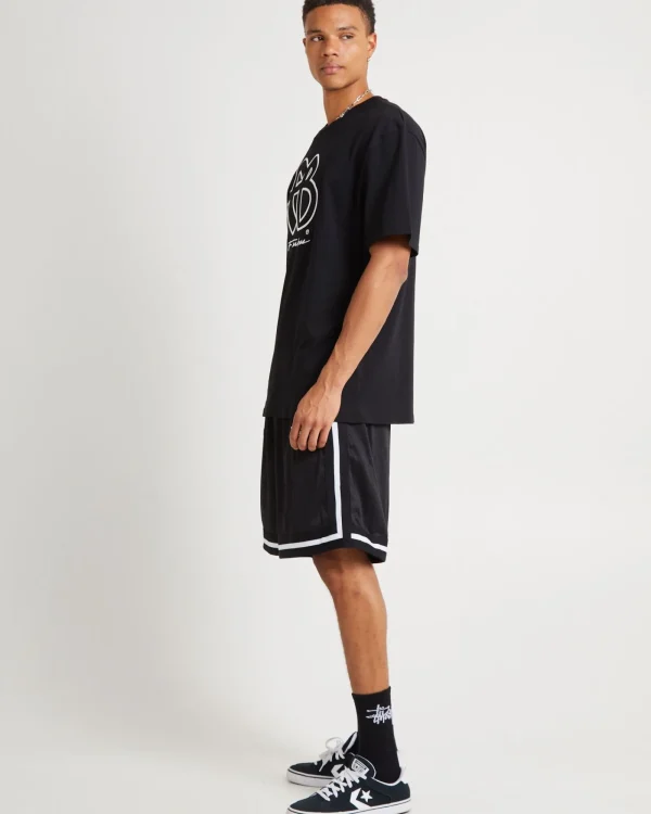 Outlet FUBU Classic Short Sleeve T-Shirt Black/White