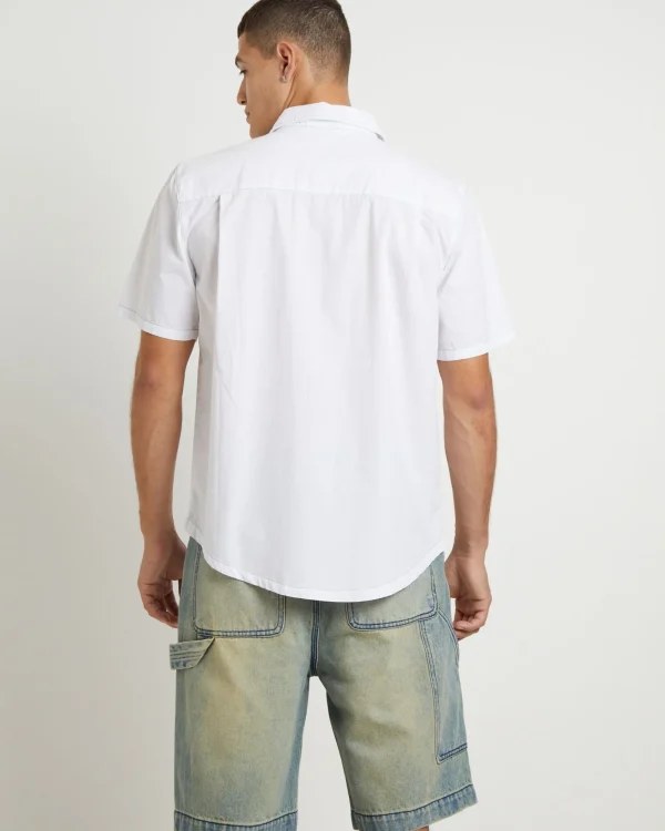 Online LARRIET Cliff Short Sleeve Shirt In White
