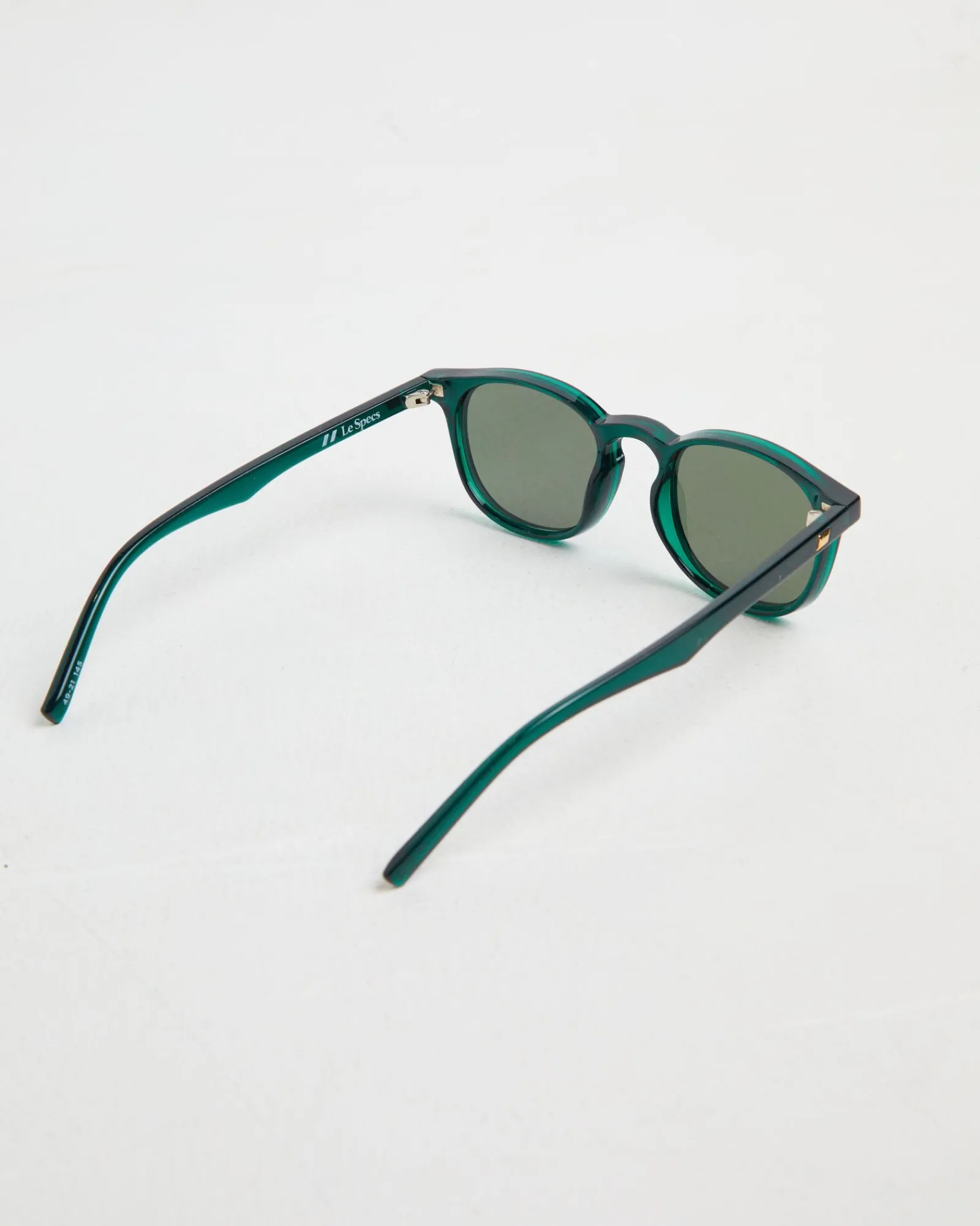 club_royale_sunglasses_in_3.webp Store LE SPECS Club Royale Sunglasses In Bottle Green/ Khaki Mono