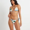 Online SUBTITLED Coko Printed Halter Tie Bikini Set In Abstract Art