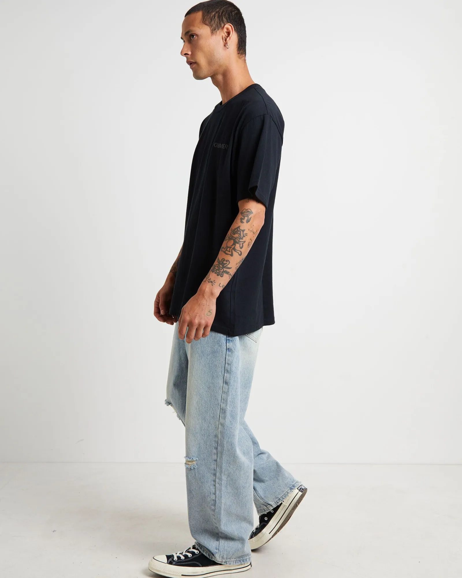collision_crux_short_slee_3-1.webp Store FORMER Collision Crux Short Sleeve T-Shirt In Black