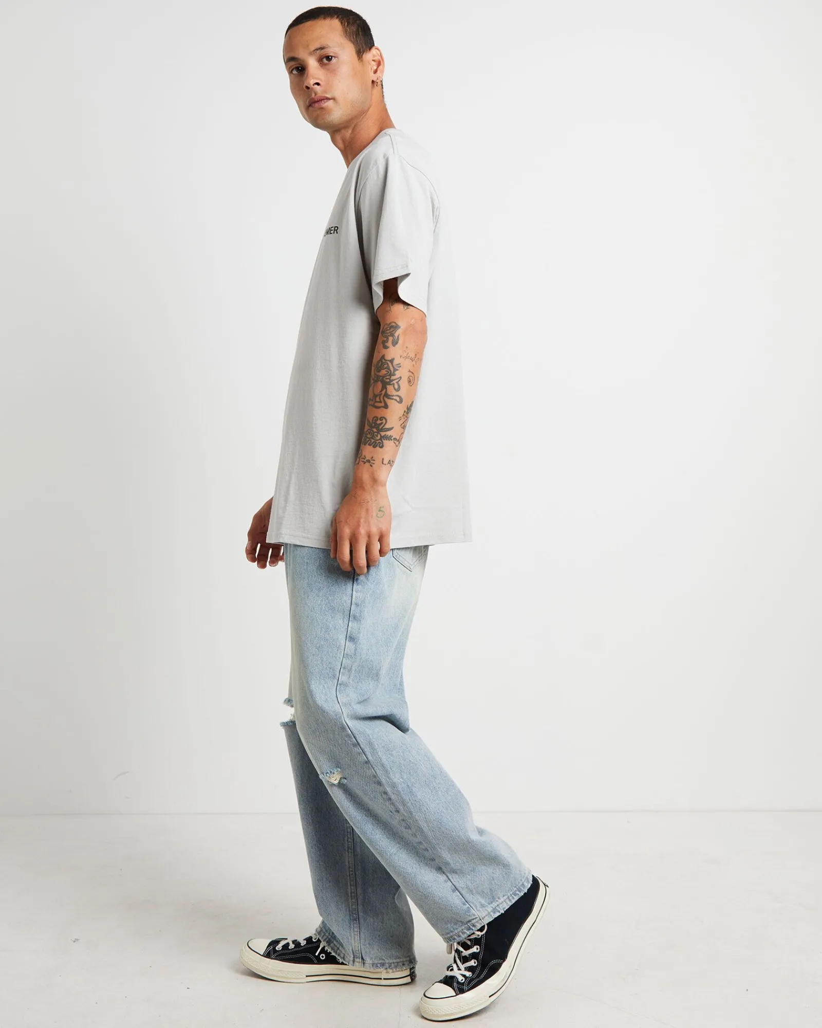 collision_crux_short_slee_3.webp Hot FORMER Collision Crux Short Sleeve T-Shirt In Concrete Grey
