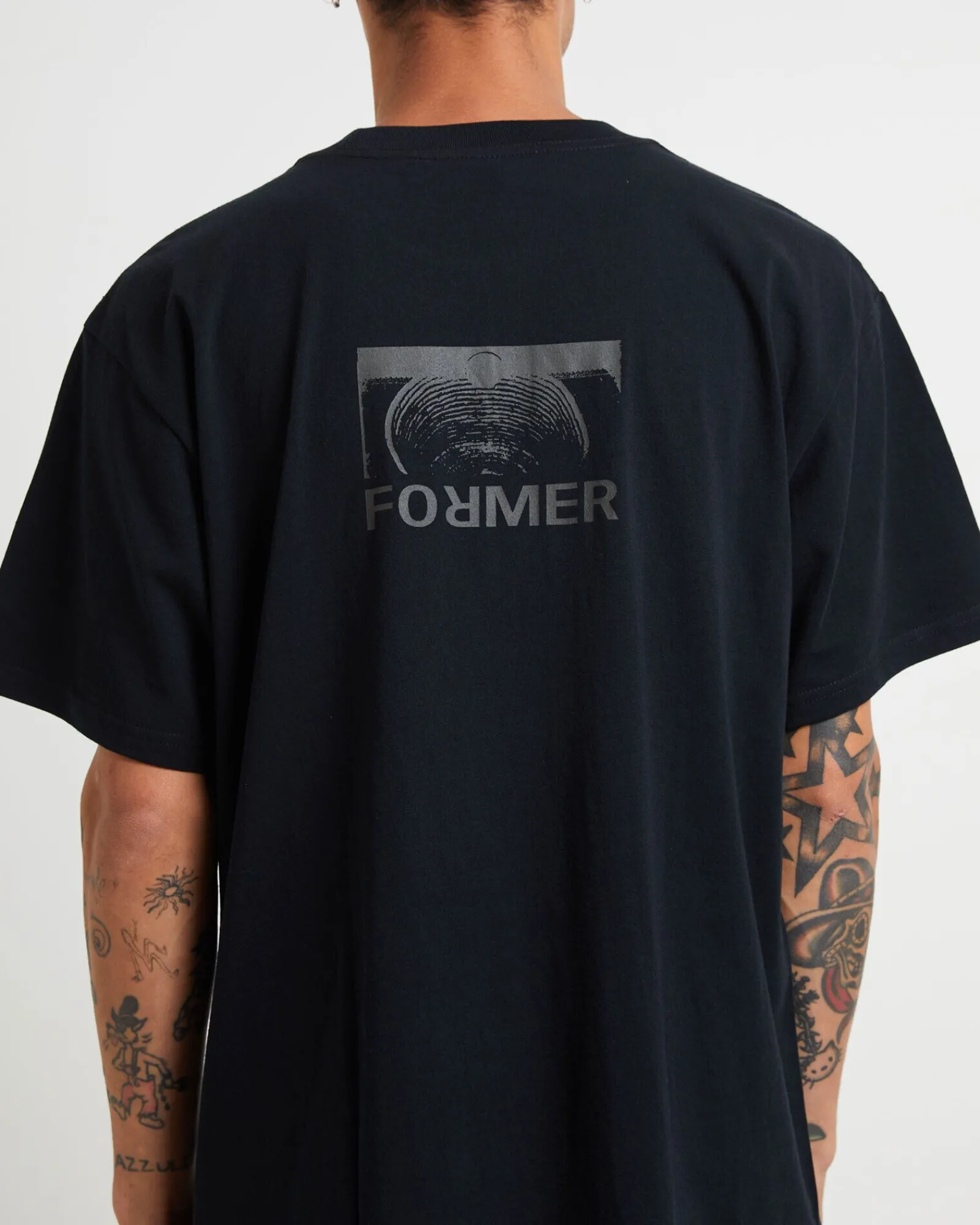 collision_crux_short_slee_4-1.webp Store FORMER Collision Crux Short Sleeve T-Shirt In Black