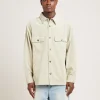 Best Sale INSIGHT Conditions Cord Long Sleeve Overshirt Tan