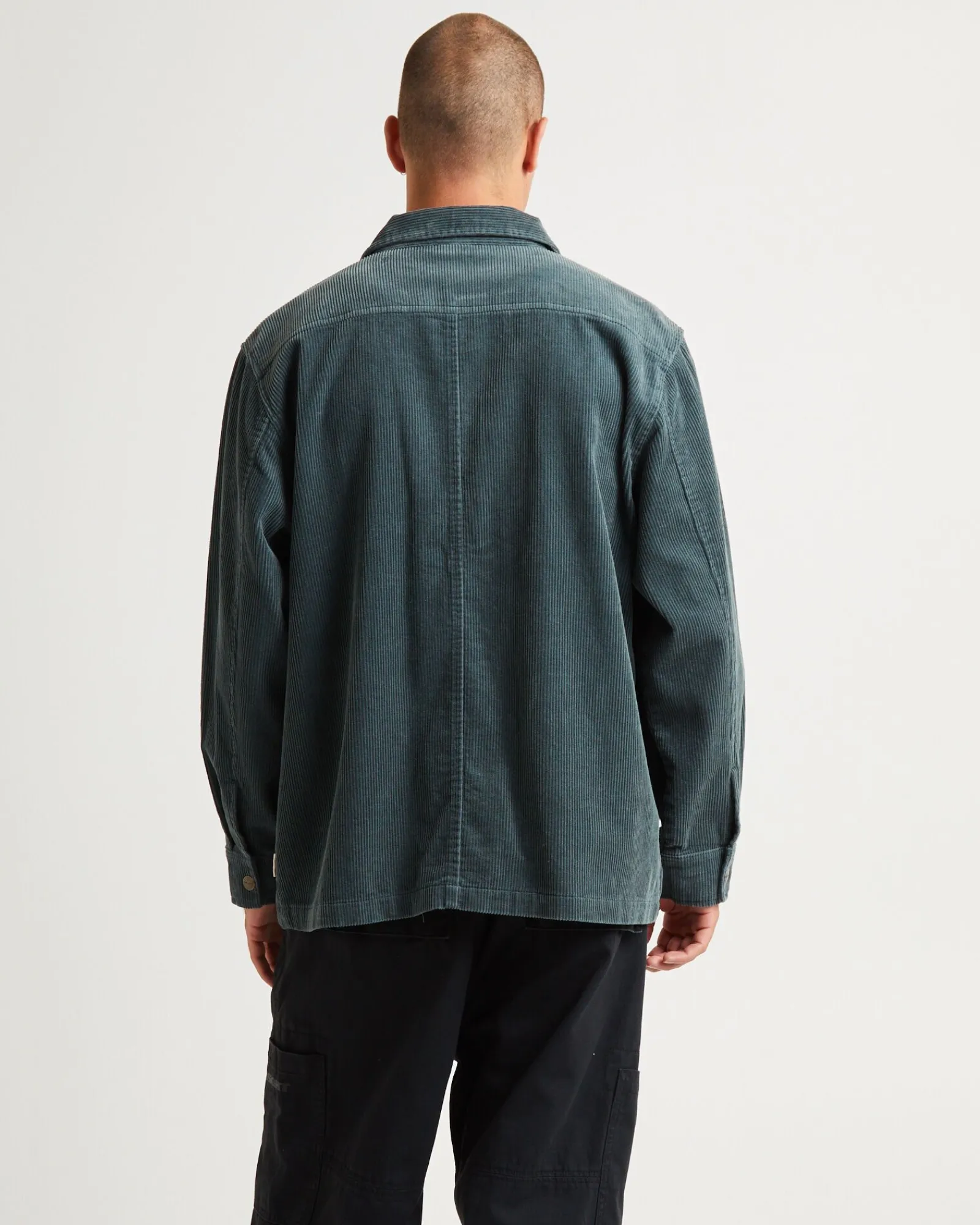 conditions_cord_long_slee_1-2.webp Discount INSIGHT Conditions Cord Long Sleeve Overshirt Teal