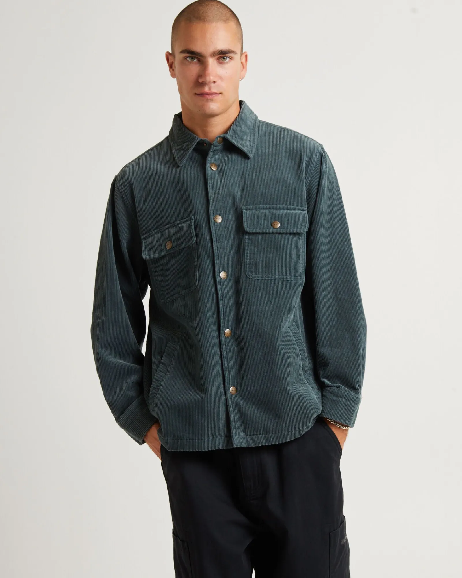 conditions_cord_long_slee_4-2.webp Discount INSIGHT Conditions Cord Long Sleeve Overshirt Teal