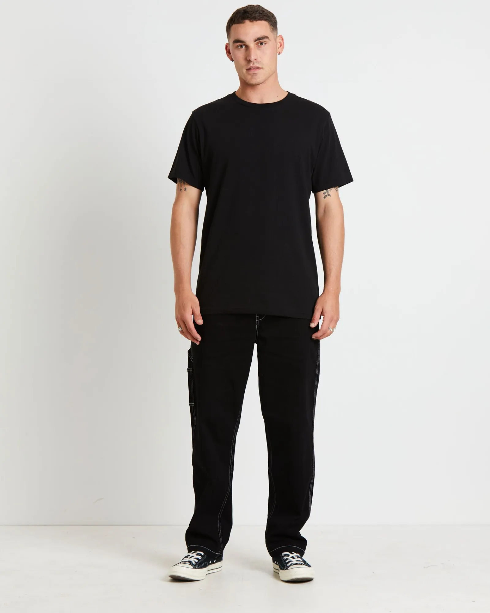 contrast_stitch_carpenter_2.webp New TAIKAN Contrast Stitch Carpenter Pants In Black