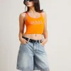 Fashion VON DUTCH Contrast Tank Top