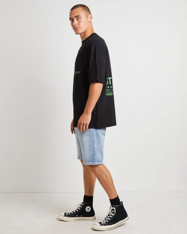 Best Sale STANDARD JEAN CO Copyright Short Sleeve T-Shirt In Black