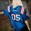 Clearance FUBU Corporate Football Jersey Navy