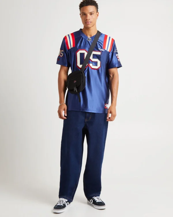 Clearance FUBU Corporate Football Jersey Navy