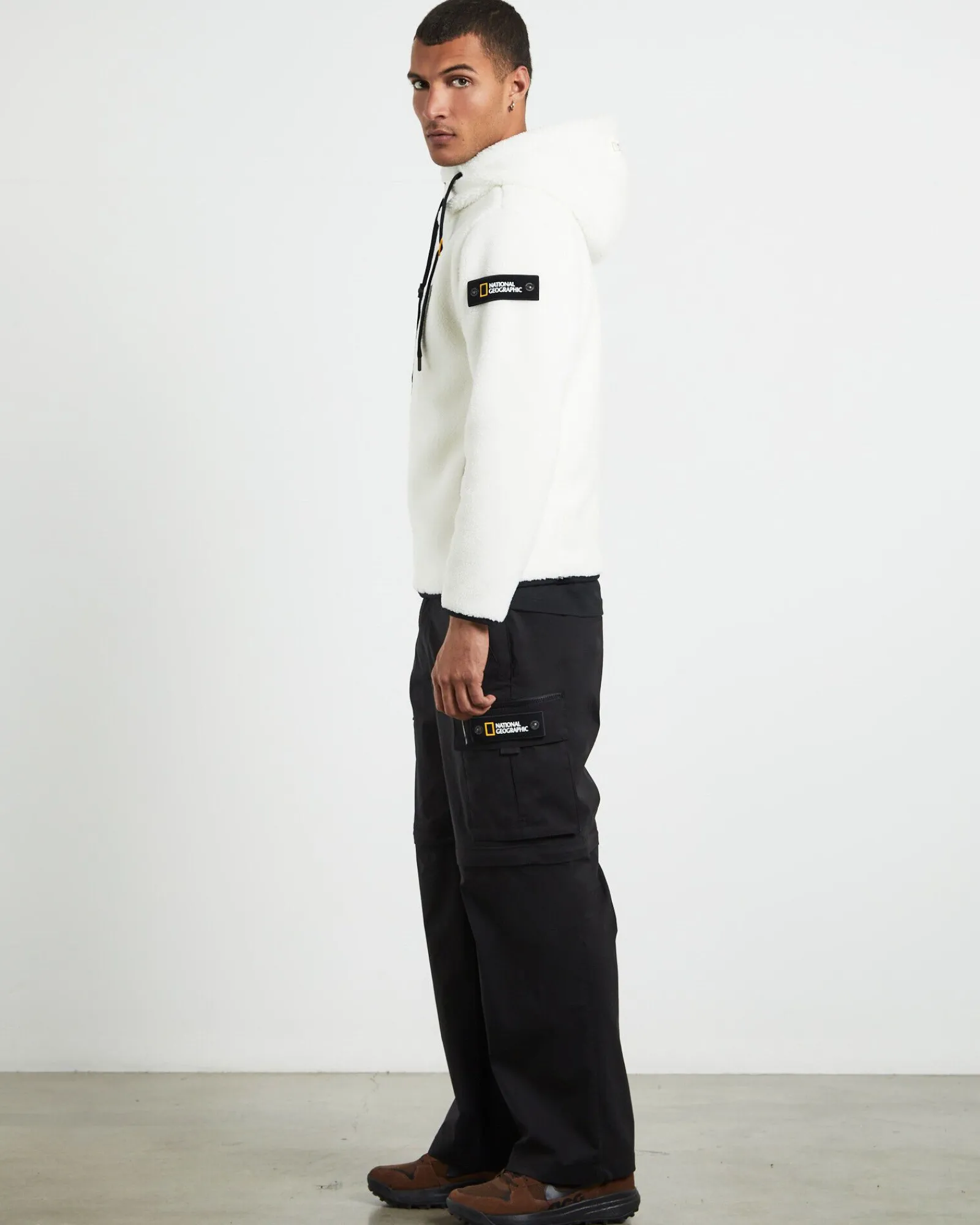 costoni_fleece_hoodie_zip_4.webp Fashion NATIONAL GEOGRAPHIC Costoni Fleece Hoodie Zip-Up Jacket Sugar Swizzle Ivory