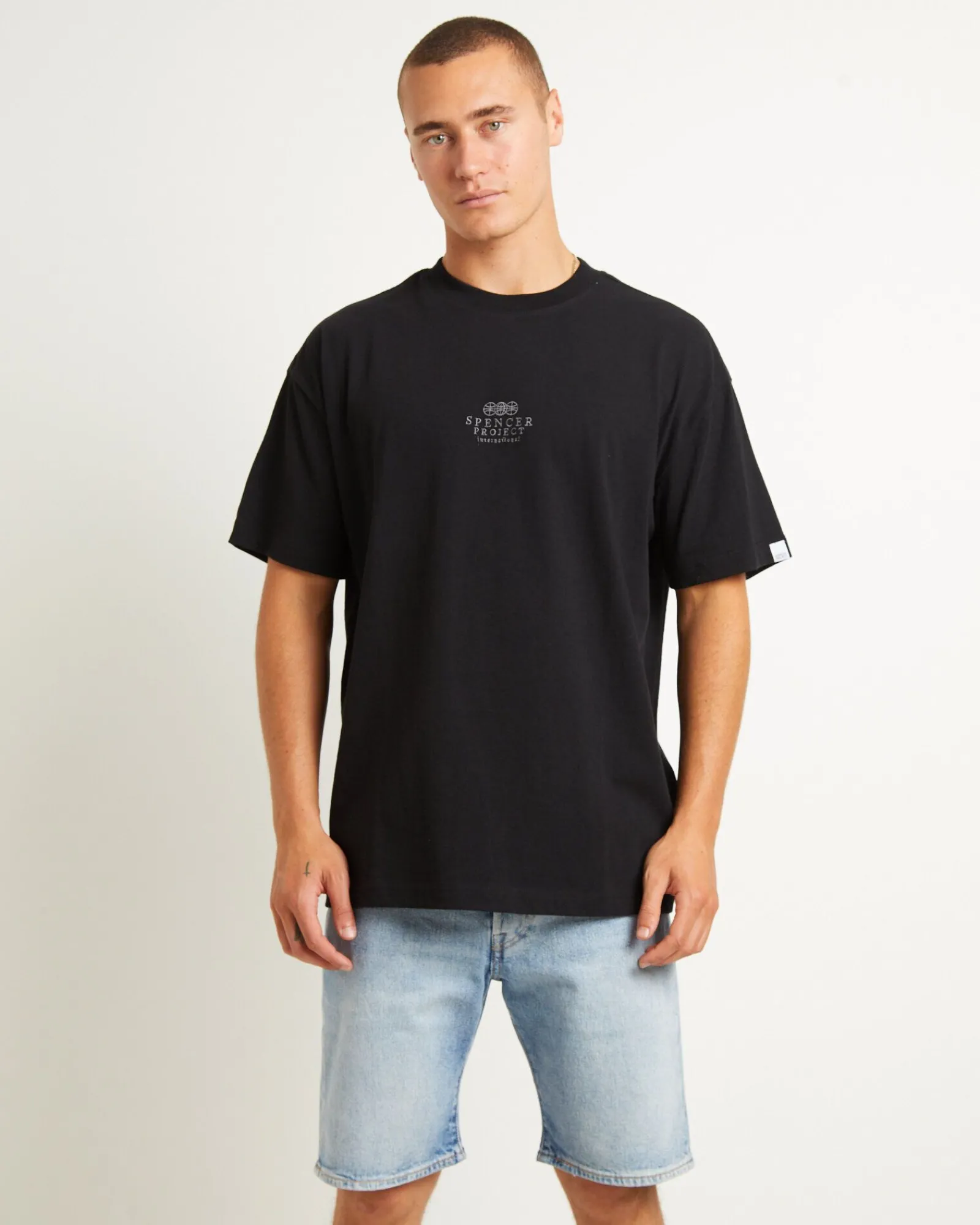 court_short_sleeve_tshirt_0.webp Shop SPENCER PROJECT Court Short Sleeve T-Shirt In Black