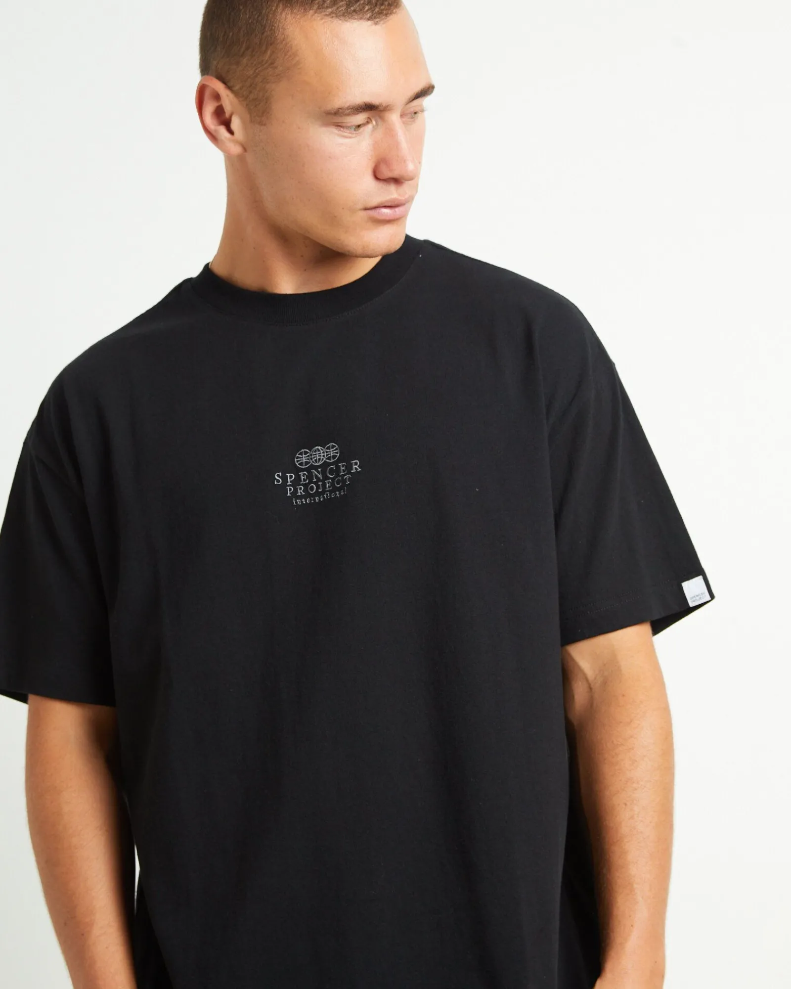 court_short_sleeve_tshirt_4.webp Shop SPENCER PROJECT Court Short Sleeve T-Shirt In Black