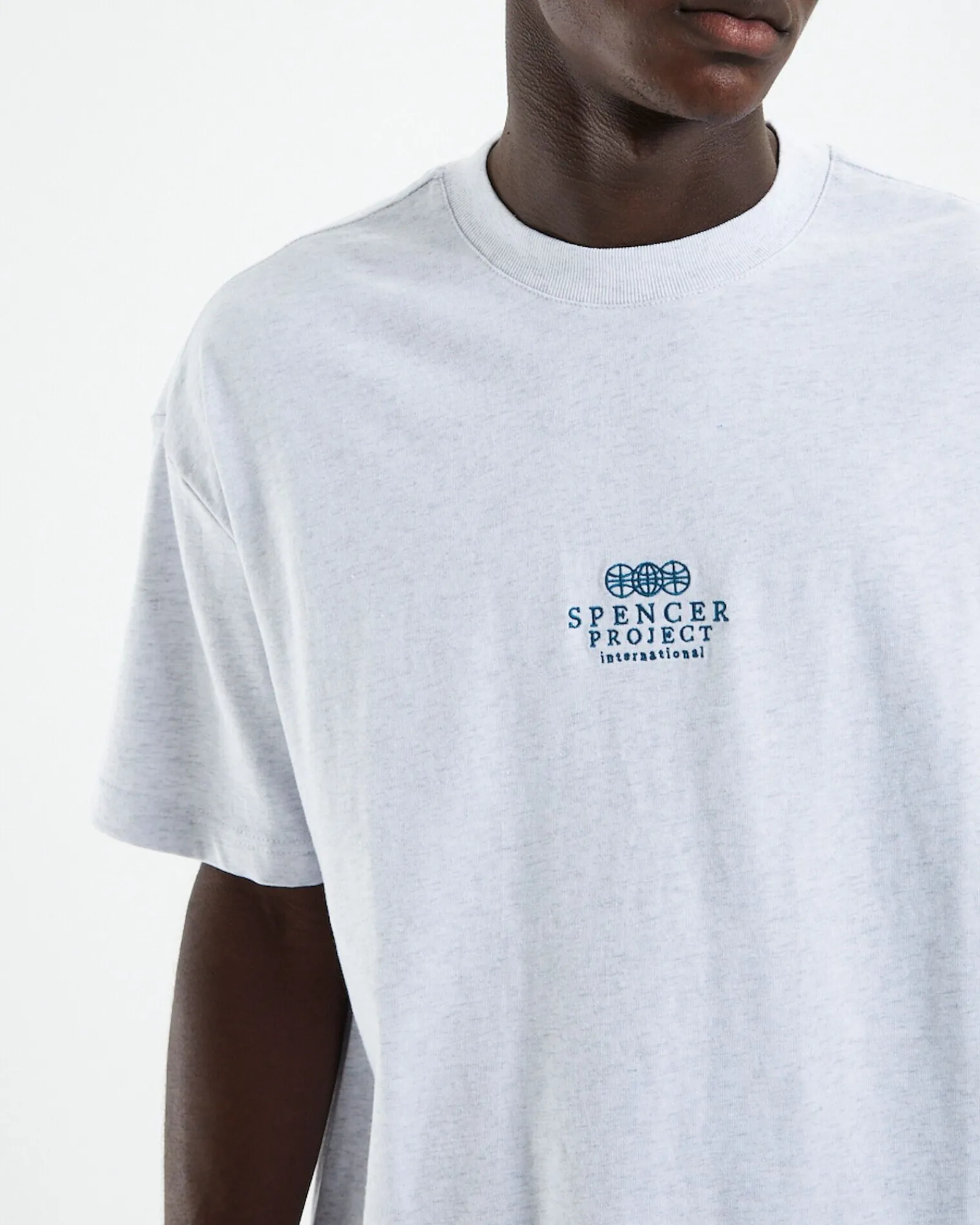 court_short_sleeve_tshirt_5.webp Best SPENCER PROJECT Court Short Sleeve T-Shirt Frost Marle Grey