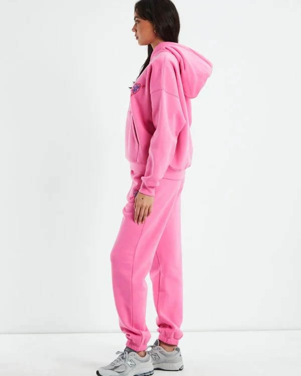 Hot INSIGHT Cross My Heart Fleece Hoodie Pink
