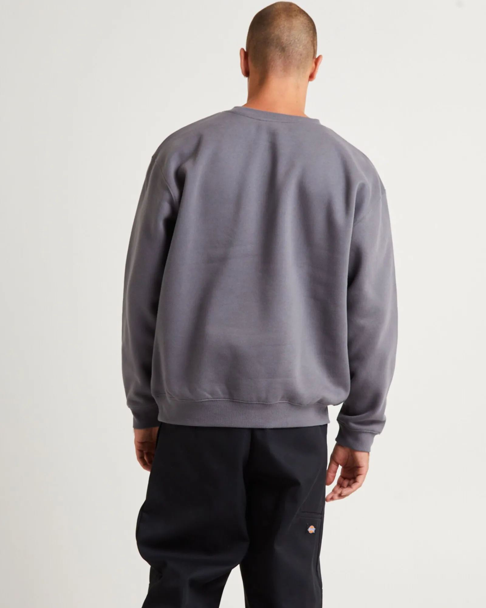 crux_tribute_crew_jumper__1.webp Store FORMER Crux Tribute Crew Jumper Iron Grey