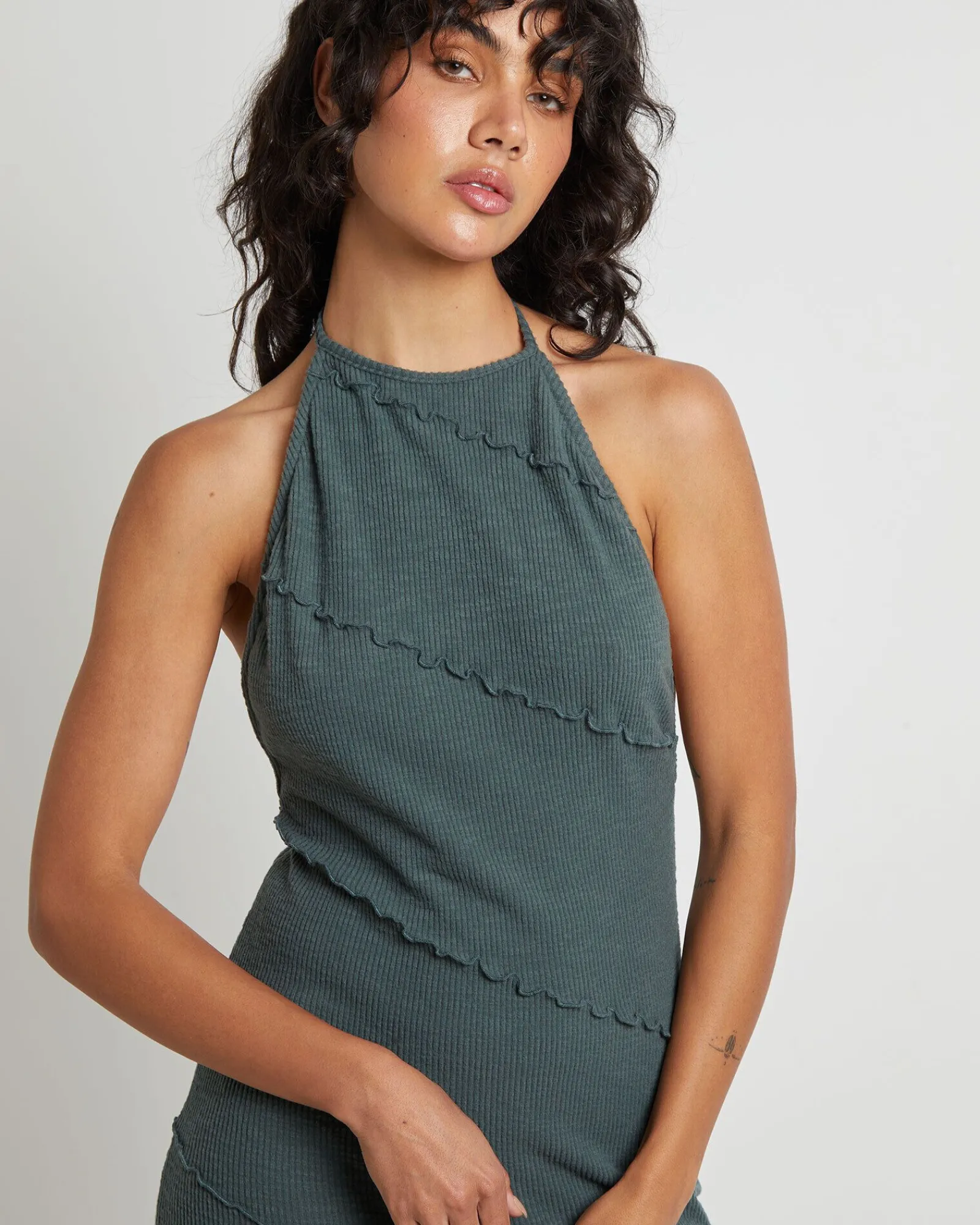 daphne_panelled_seam_back_4.webp Cheap NEON HART Daphne Panelled Seam Backless Halter Dress In Slate