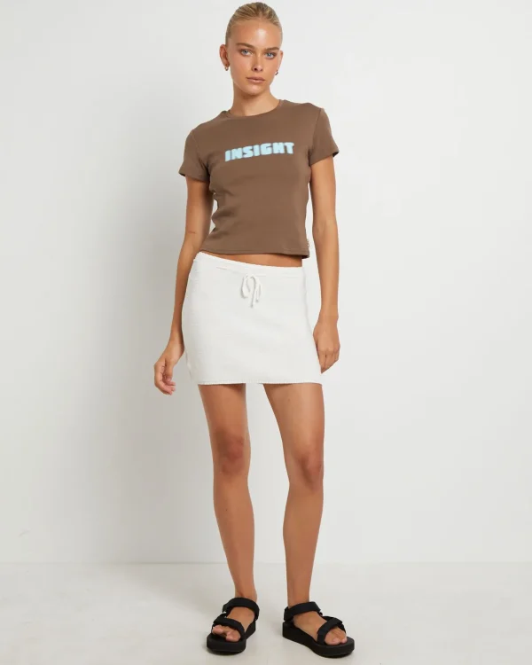 Sale INSIGHT Dazed & Confused Baby Tee In Chocolate