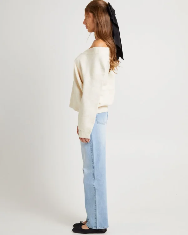 Store SUBTITLED Deep V Neck Slouchy Jumper