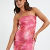 Store MOTEL ROCKS Dema Bandeau Mini Dress Blurred Pink