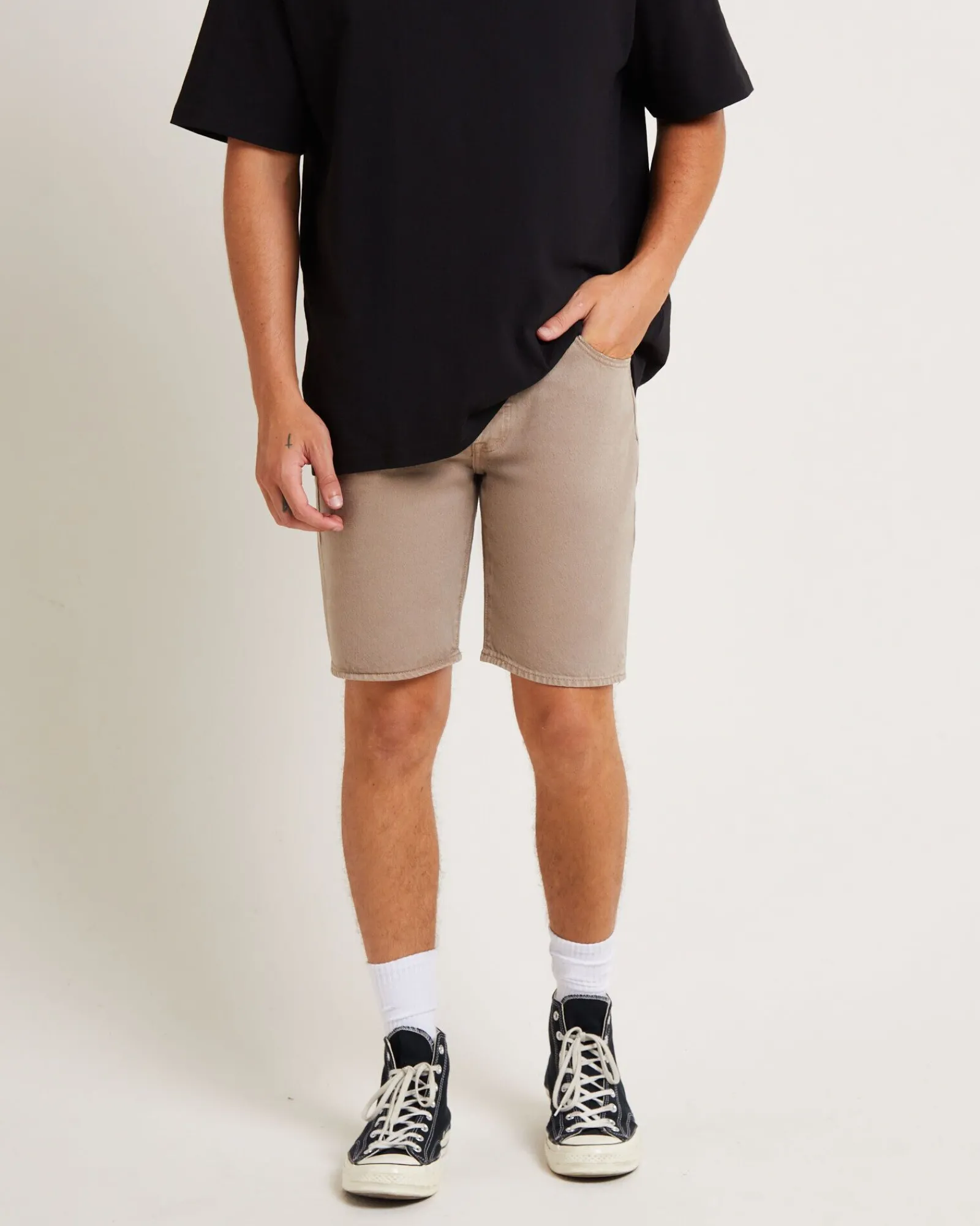 denim_shorts_in_beige_0.webp Flash Sale LEVIS 501 Denim Shorts In Beige