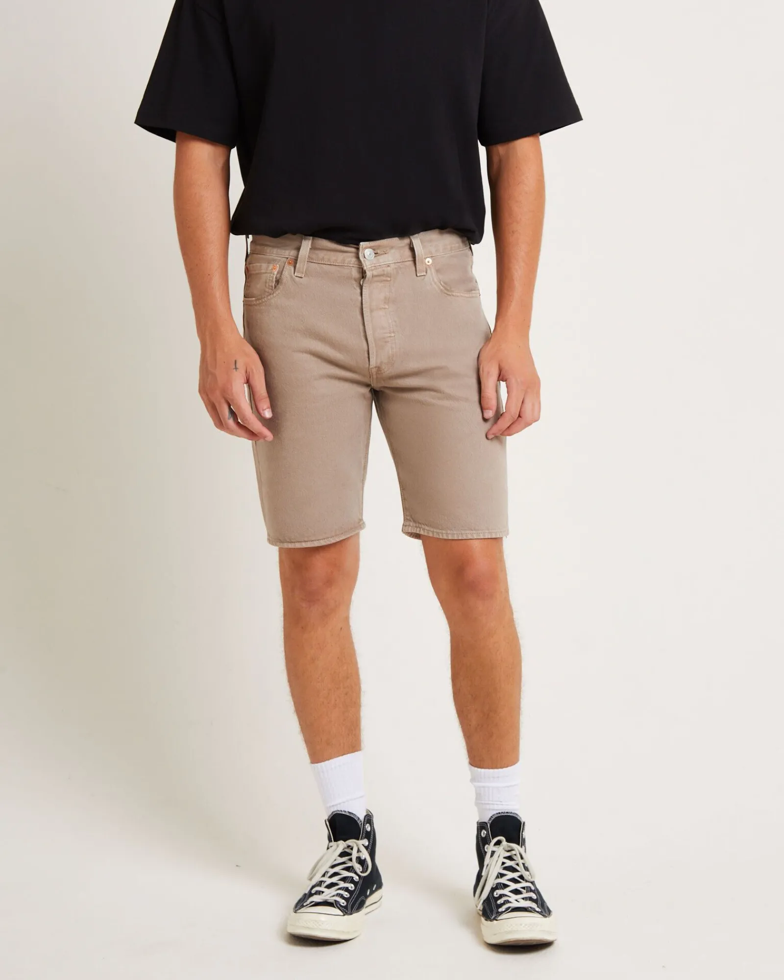 denim_shorts_in_beige_4.webp Flash Sale LEVIS 501 Denim Shorts In Beige