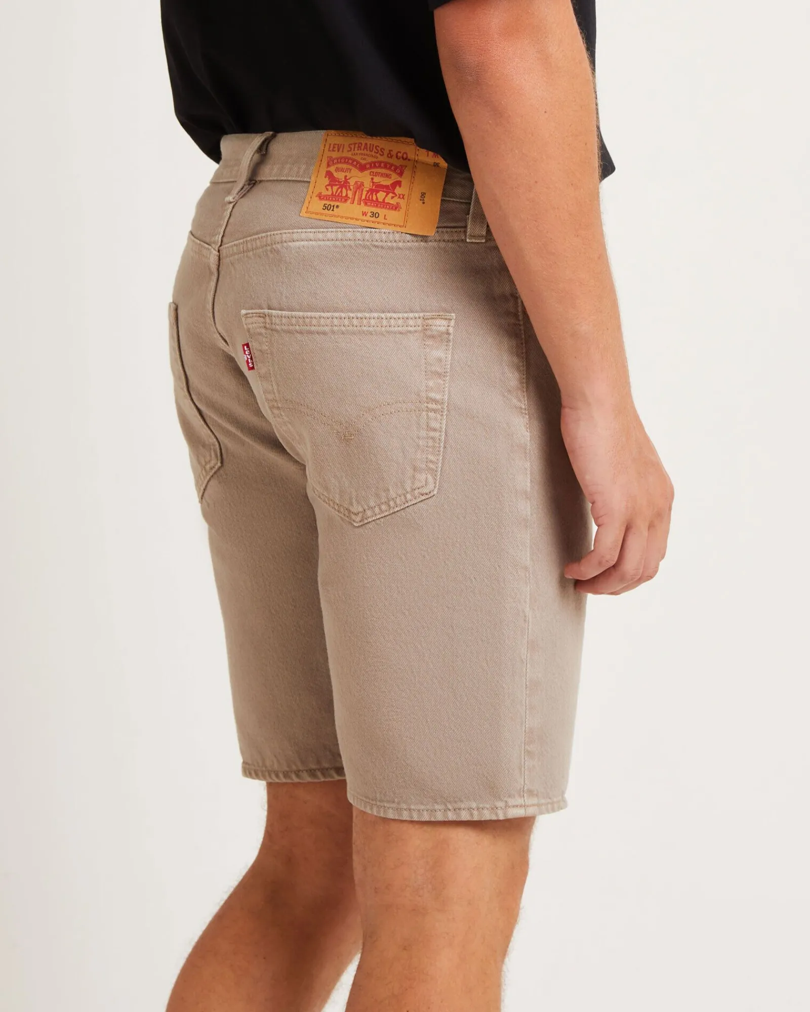 denim_shorts_in_beige_5.webp Flash Sale LEVIS 501 Denim Shorts In Beige
