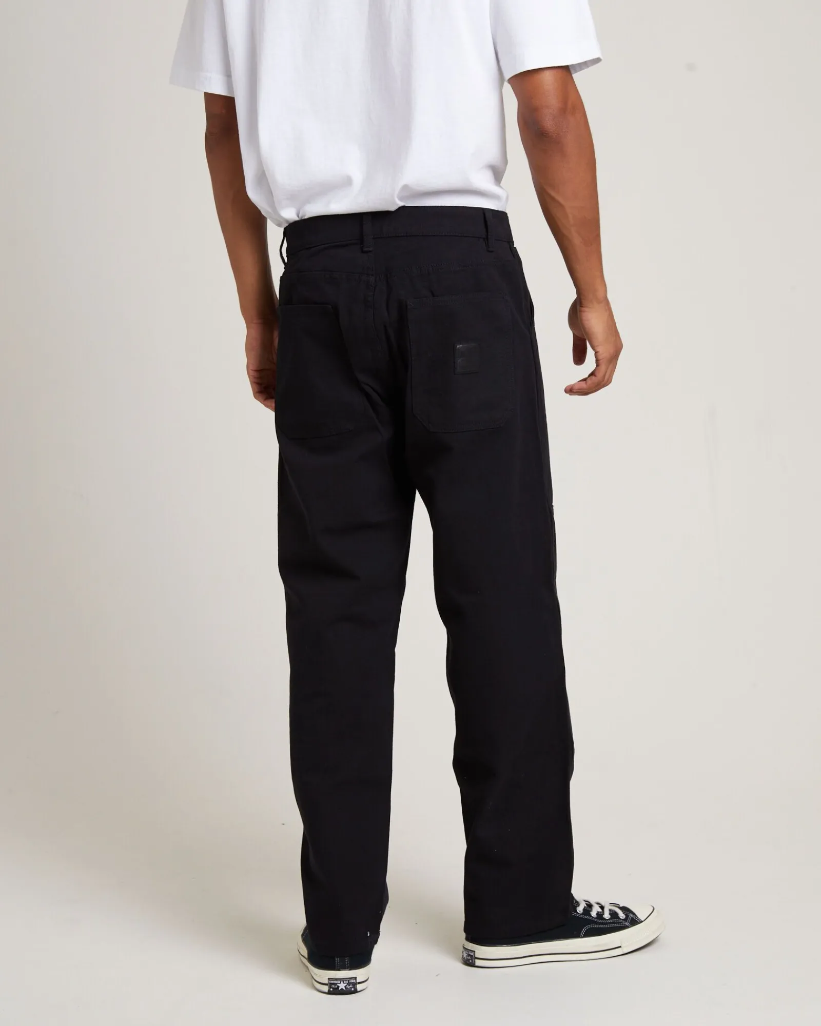 distend_double_knee_pants_1.webp Flash Sale FORMER Distend Double Knee Pants In Black