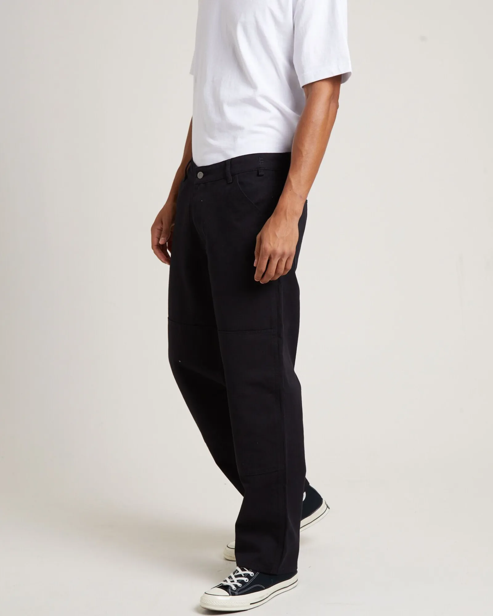 distend_double_knee_pants_4.webp Flash Sale FORMER Distend Double Knee Pants In Black