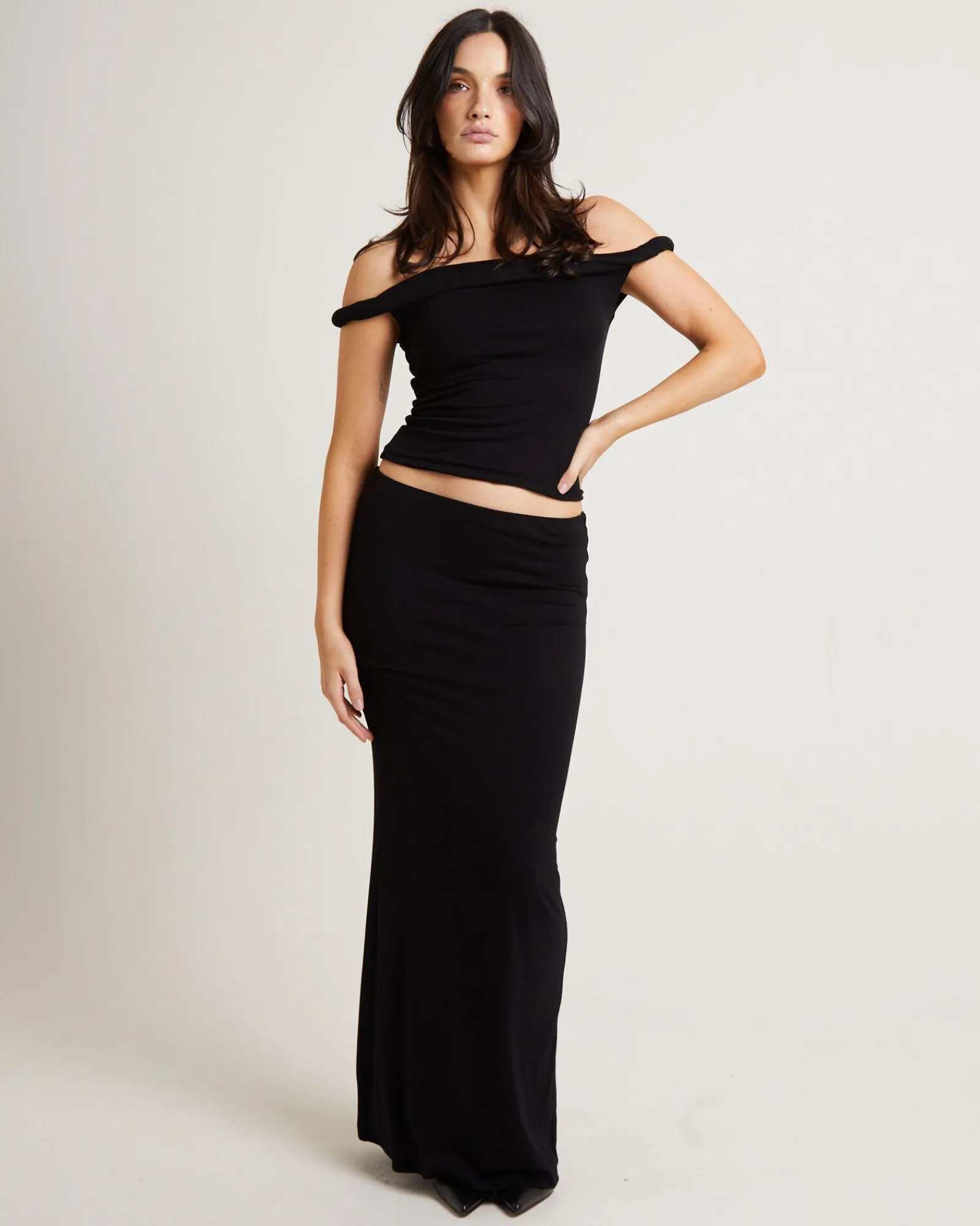 dom_slinky_hipster_maxi_s_0.webp Clearance ALICE IN THE EVE Dom Slinky Hipster Maxi Skirt