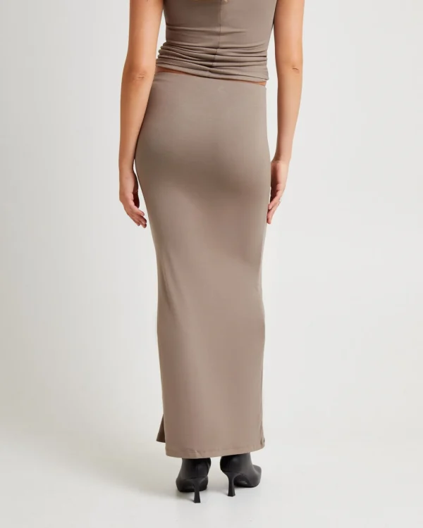Hot ALICE IN THE EVE Dom Slinky Hipster Maxi Skirt