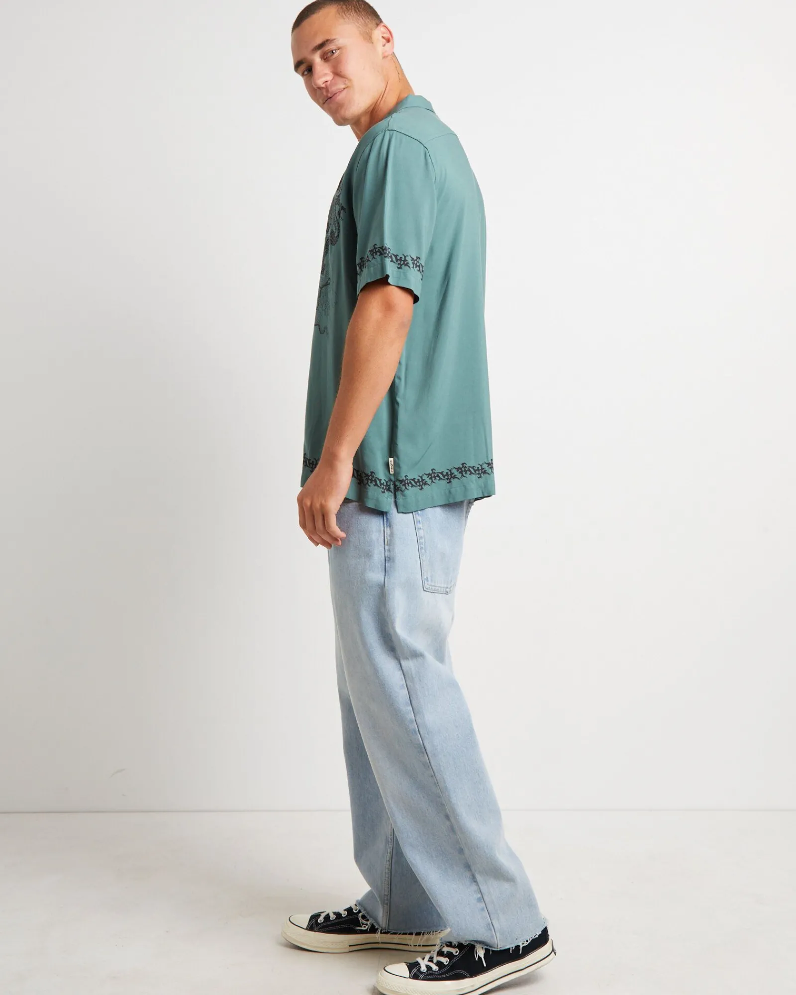 draco_short_sleeve_resort_3.webp Hot INSIGHT Draco Short Sleeve Resort Shirt In Teal