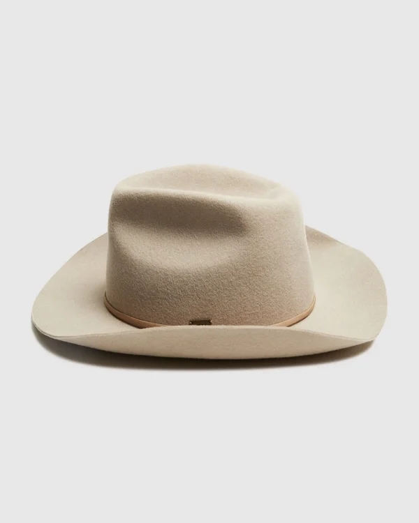Shop BRIXTON Duke Cowboy Hat Timber Wolf
