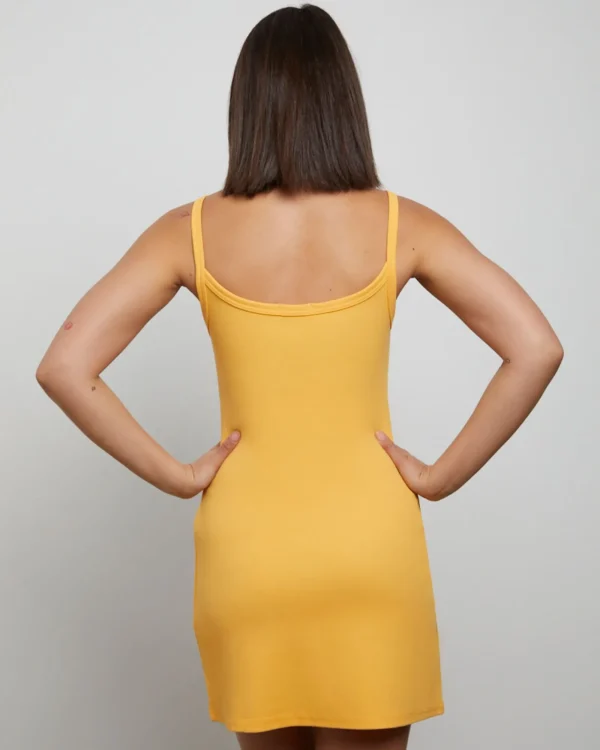 Cheap GENERAL PANTS CO. BASICS Easy A-Line Mini Dress In Orange