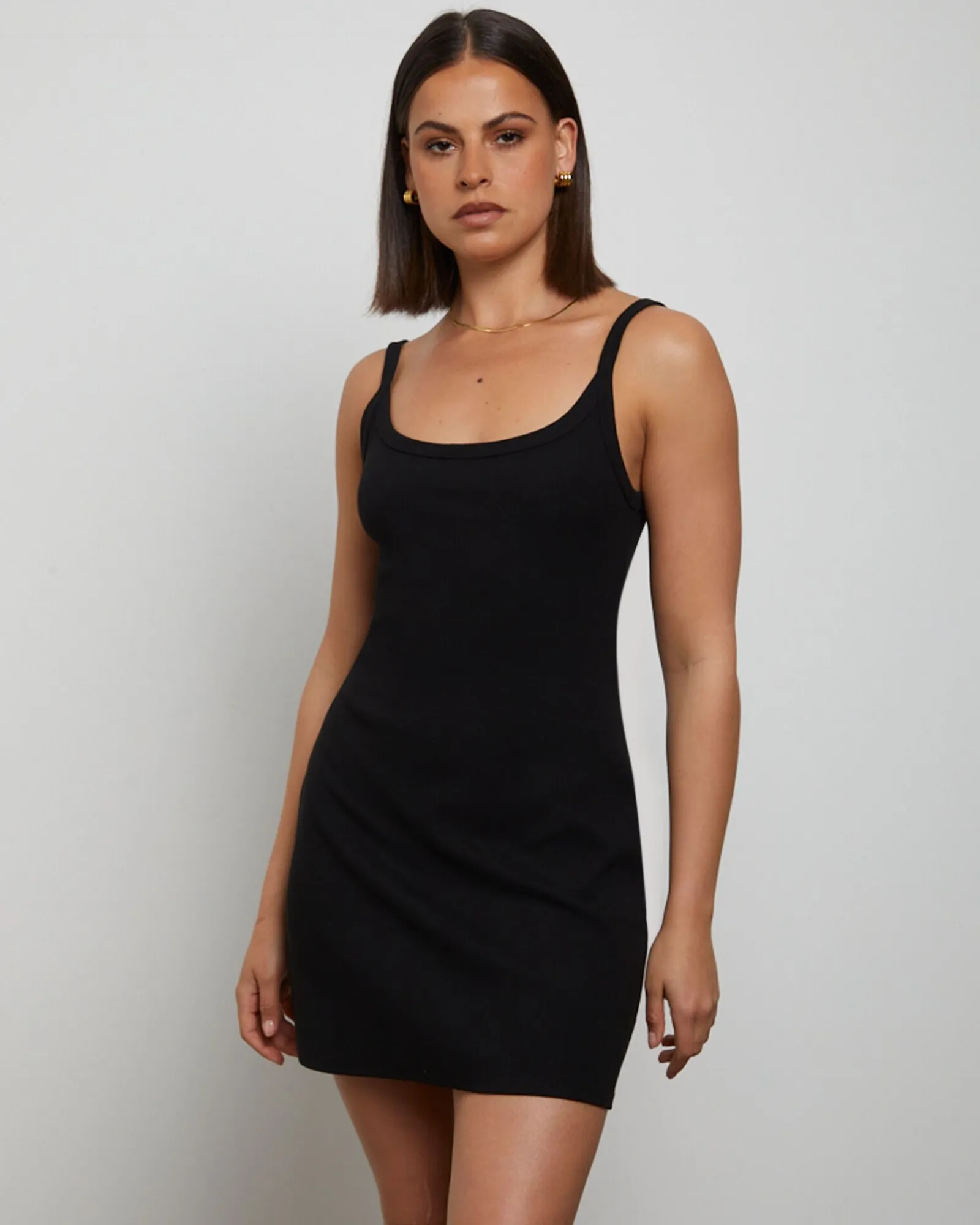 easy_aline_mini_dress_in__4-2.webp Outlet GENERAL PANTS CO. BASICS Easy A-Line Mini Dress In Black