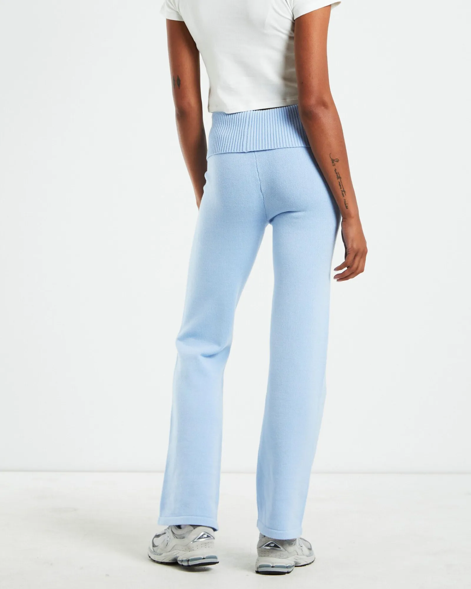 effie_low_rise_knit_pants_0.webp Clearance INSIGHT Effie Low Rise Knit Pants Blue