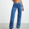 Outlet NEON HART Emmy Low Rise V-Waist Straight Jeans Bright Blue