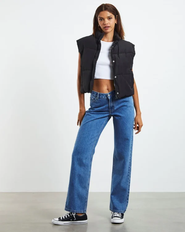 Outlet NEON HART Emmy Low Rise V-Waist Straight Jeans Bright Blue
