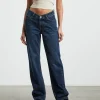 Discount NEON HART Emmy V Waist Straight Jeans In Y2K Blue