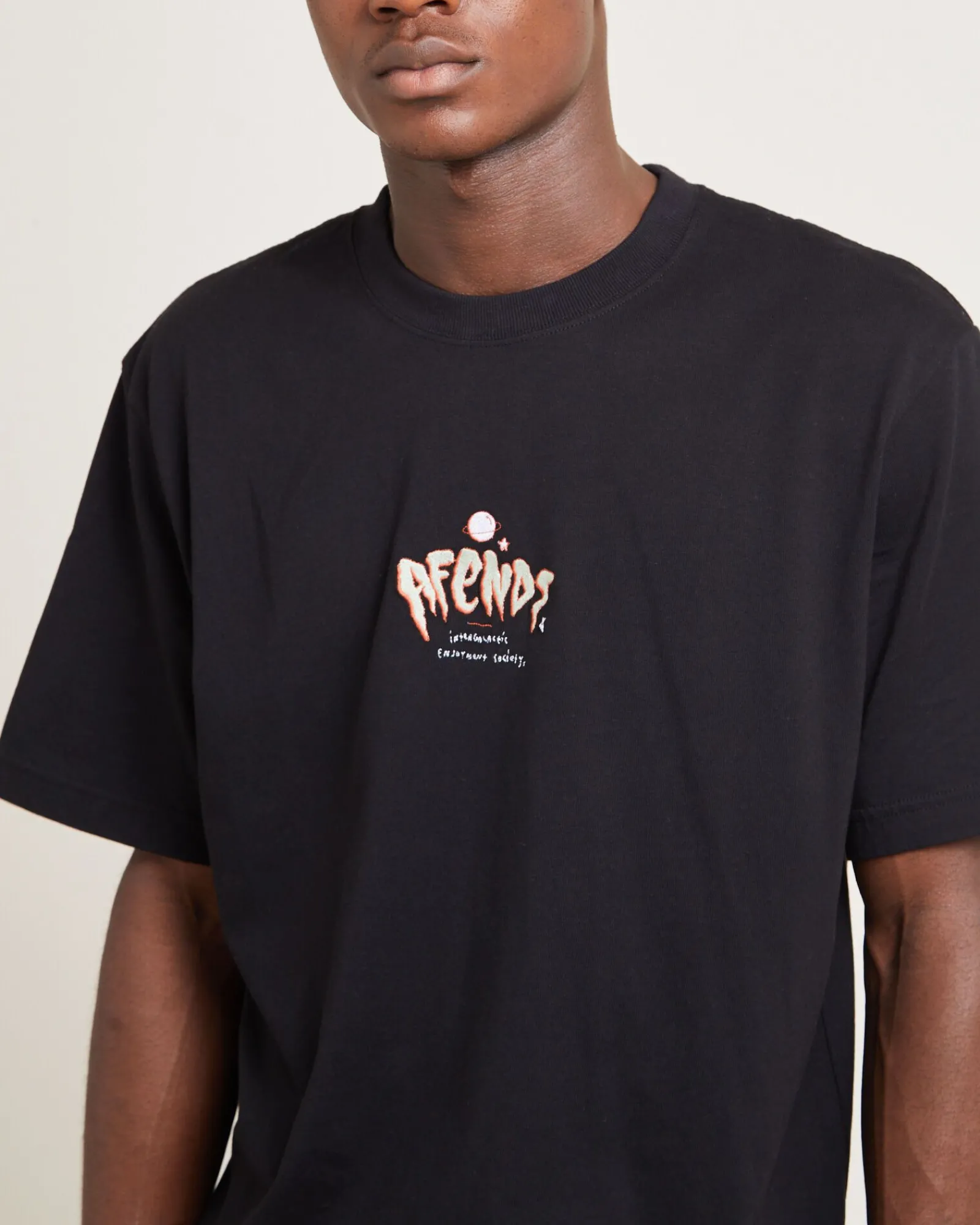 enjoyment_recycled_retro__4.webp Store AFENDS Enjoyment Recycled Retro Fit Short Sleeve T-Shirt Black