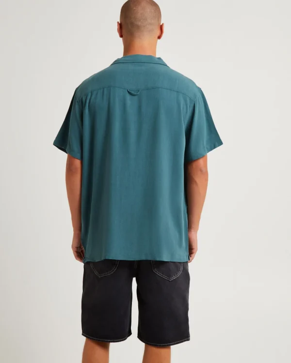 Best Sale THE CRITICAL SLIDE SOCIETY Ernie Resort Short Sleeve Shirt Green