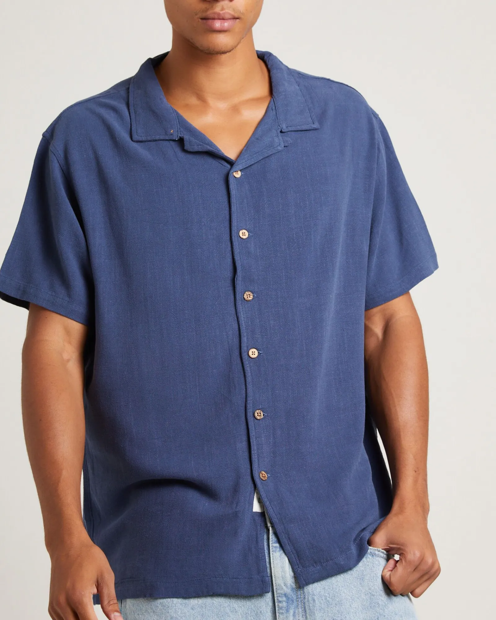 ernie_short_sleeve_resort_4.webp Sale THE CRITICAL SLIDE SOCIETY Ernie Short Sleeve Resort Shirt In Navy