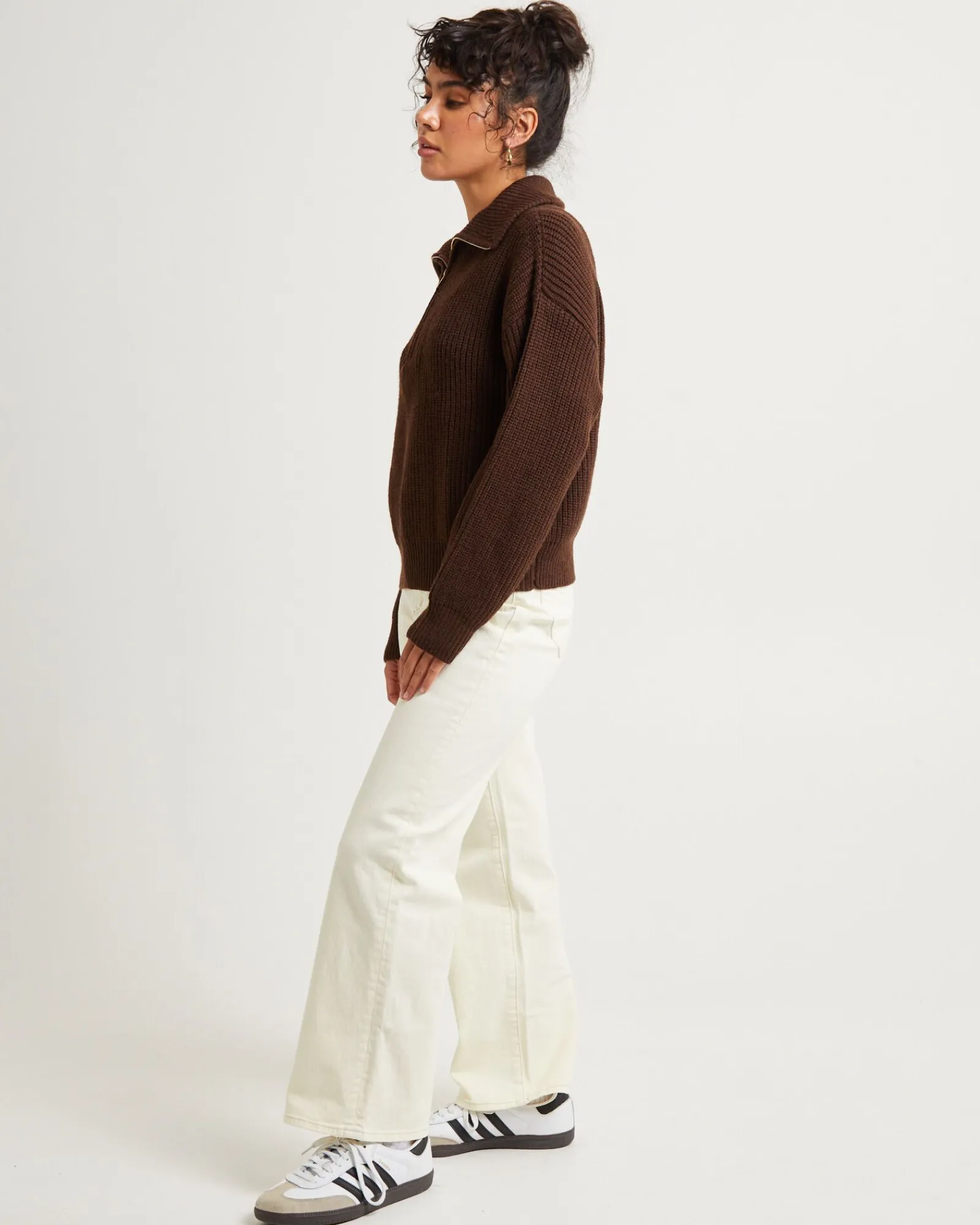 ezra_half_zip_knit_pull_o_3-2.webp Cheap SUBTITLED Ezra Half Zip Knit Pull Over Chocolate Brown