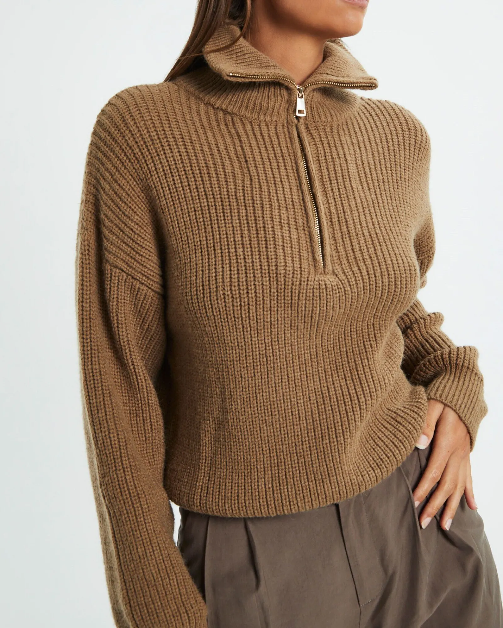 ezra_half_zip_knit_pull_o_4-1.webp Fashion SUBTITLED Ezra Half Zip Knit Pull Over Hazelnut