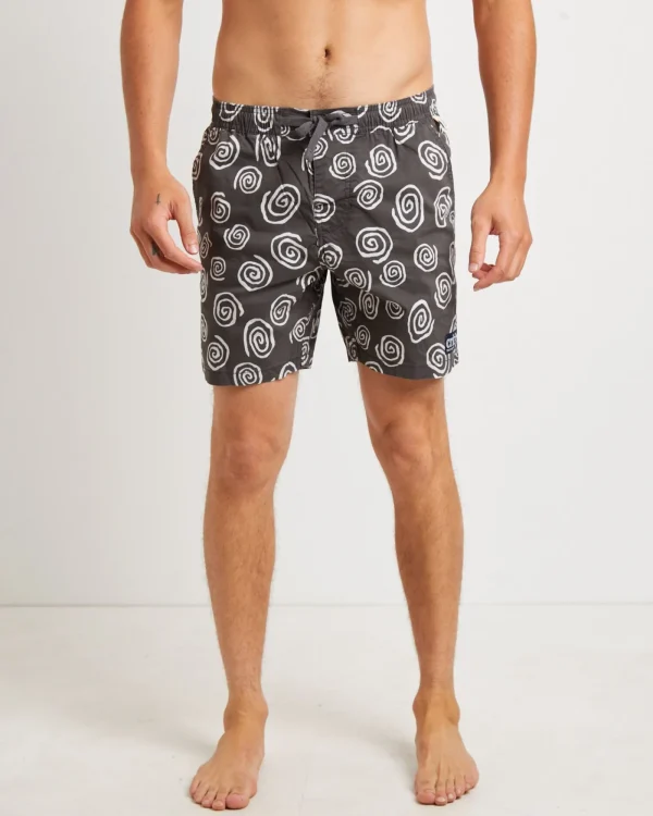 Sale THE CRITICAL SLIDE SOCIETY Feral Trunk Shorts In Black