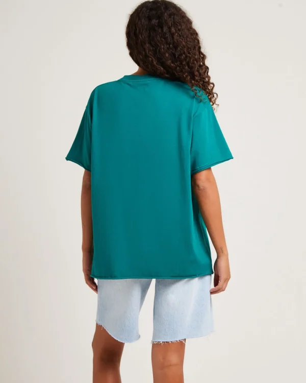 Store AFENDS Fight Or Flight Recycled Oversized Tee Pine Green